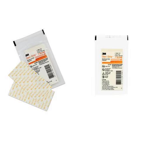 3M Steri-Strip Reinforced Skin Closure R1546 Adhesive Strips - 6mm x 100mm