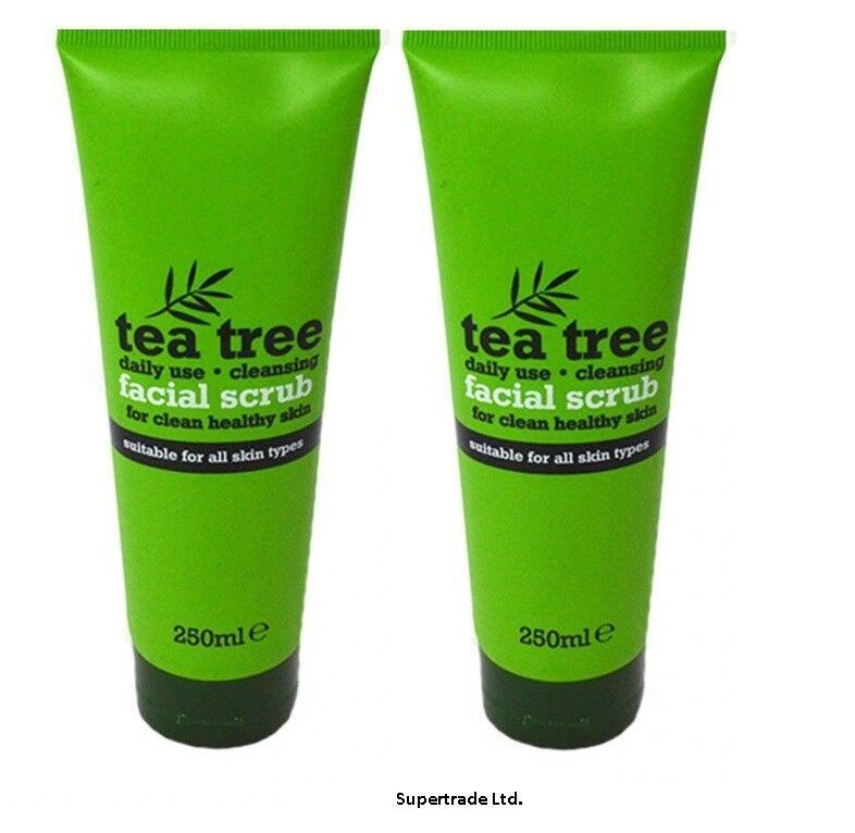 Tea Tree Facial Face Scrub For Clean Healthy Skin Daily Use Scrub - 250ml X 2