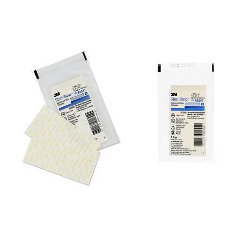 3M Steri-Strip Reinforced Skin Closures R1547 Adhesive Strips - 12mm x 100mm