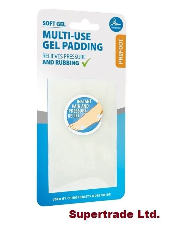 Profoot Soft Gel Multi Use Gel Padding Relieves Pressure & Rubbing Friction