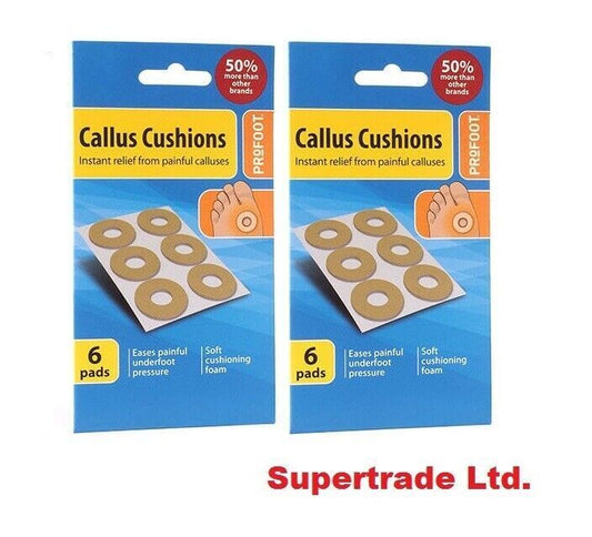 Profoot Callus Cushions 6 Pads | Instant Relief From Painful Calluses X 2