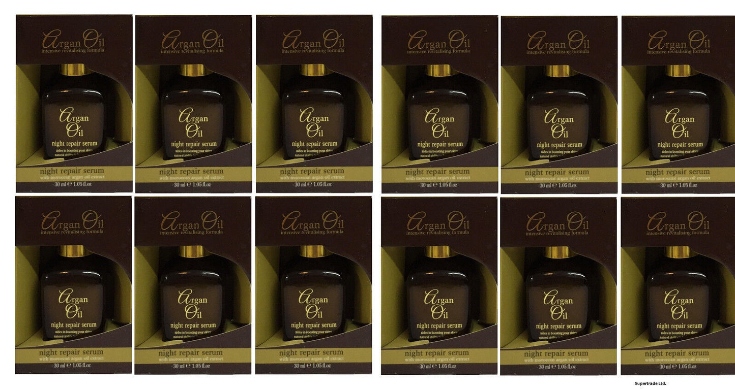 XPEL Argan Oil Night Repair Serum with Moroccan and Argon Oil Extract 30ml X 12