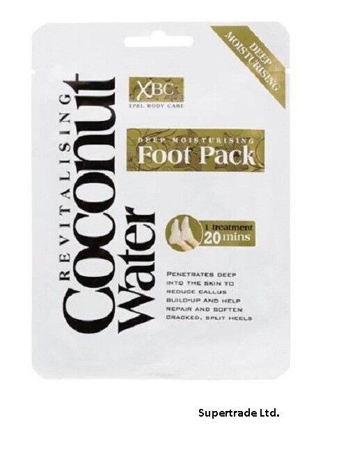 Revitalising Coconut Water Deep Moisturising Foot Pack To Soften Cracked Heel