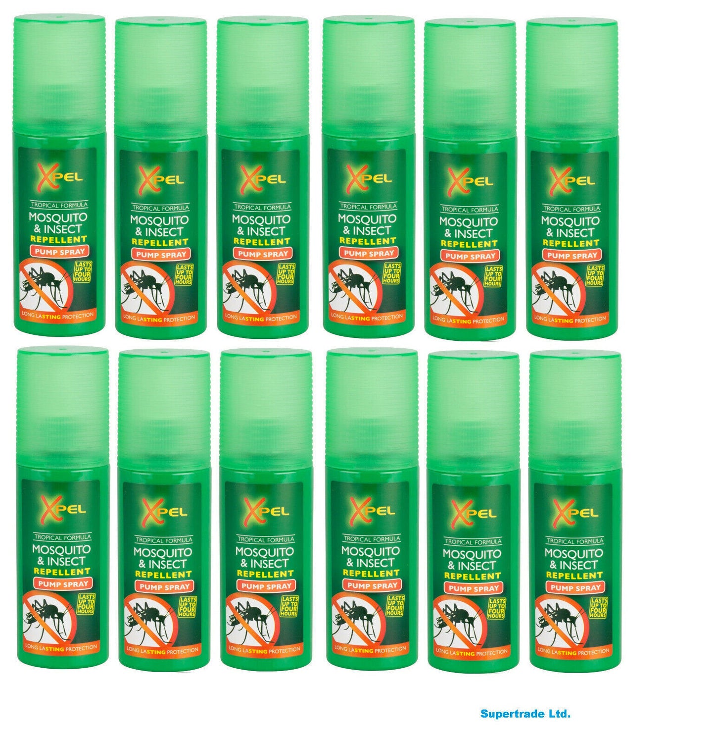 Xpel Mosquito & Insect Repellent Pump Spray Tropical Formula  70ml  X 12
