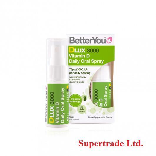 Better You BetterYou Dlux 3000 Vitamin D Oral Spray - 15ml