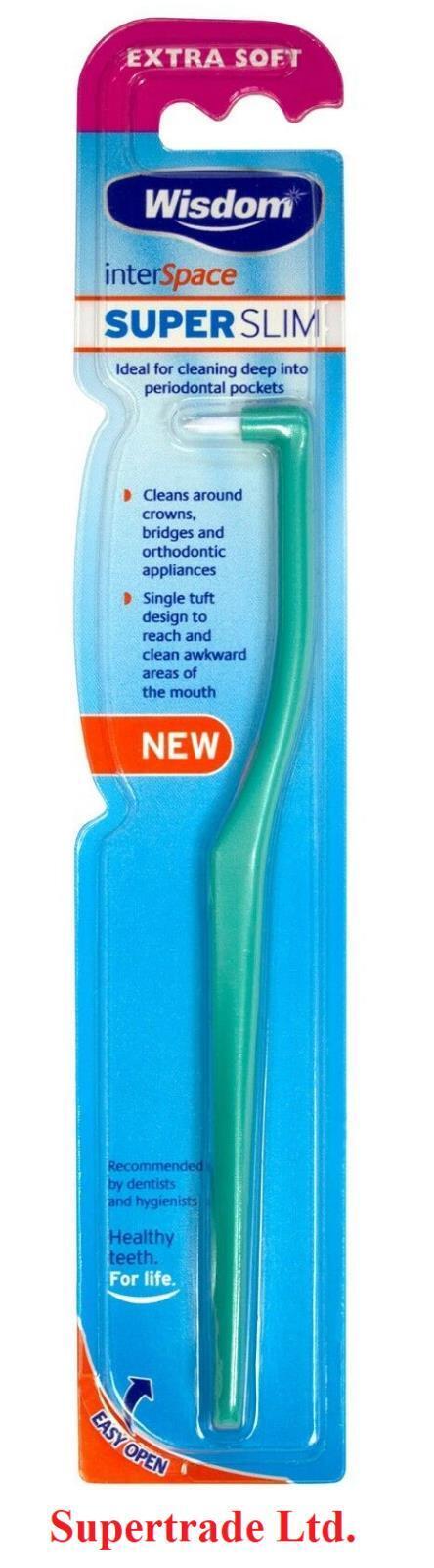 Wisdom Interspace Super Slim Tooth Brush Extra Soft Toothbrush