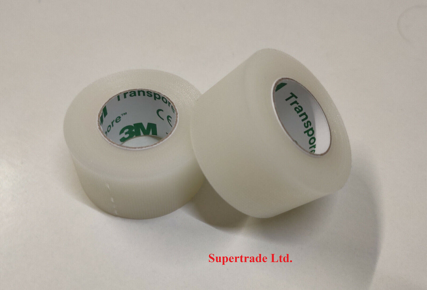 3M Transpore Medical Surgical Tape Plastic 2.5 cm X 9.1 m Water Proof - 2 Rolls