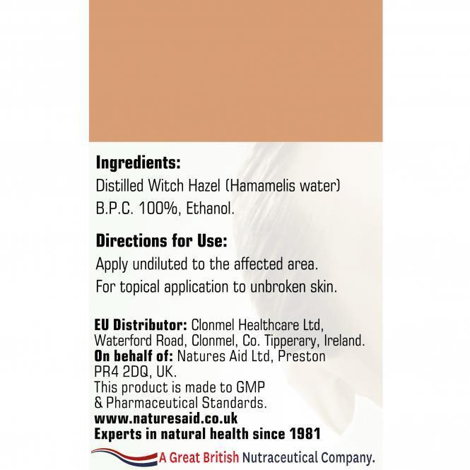 Natures Aid Distilled Witch Hazel Skin Tonic & Cleansing Lotion - 150ml X 2