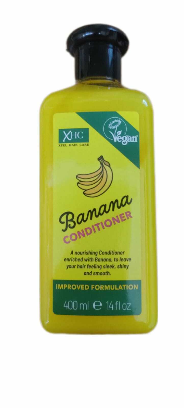 XHC Xpel Nourishing Banana Conditioner Nourishing Improved Formula Vegan 400ml