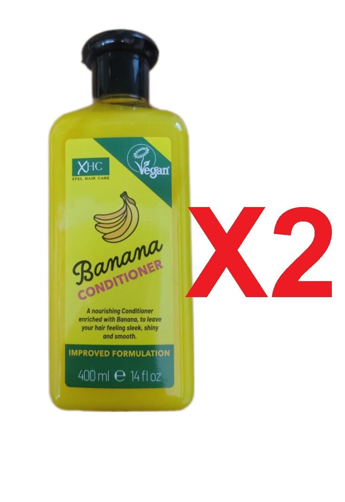 XHC Xpel Nourishing Banana Conditioner Nourishing Improved Formula 400ml X 2