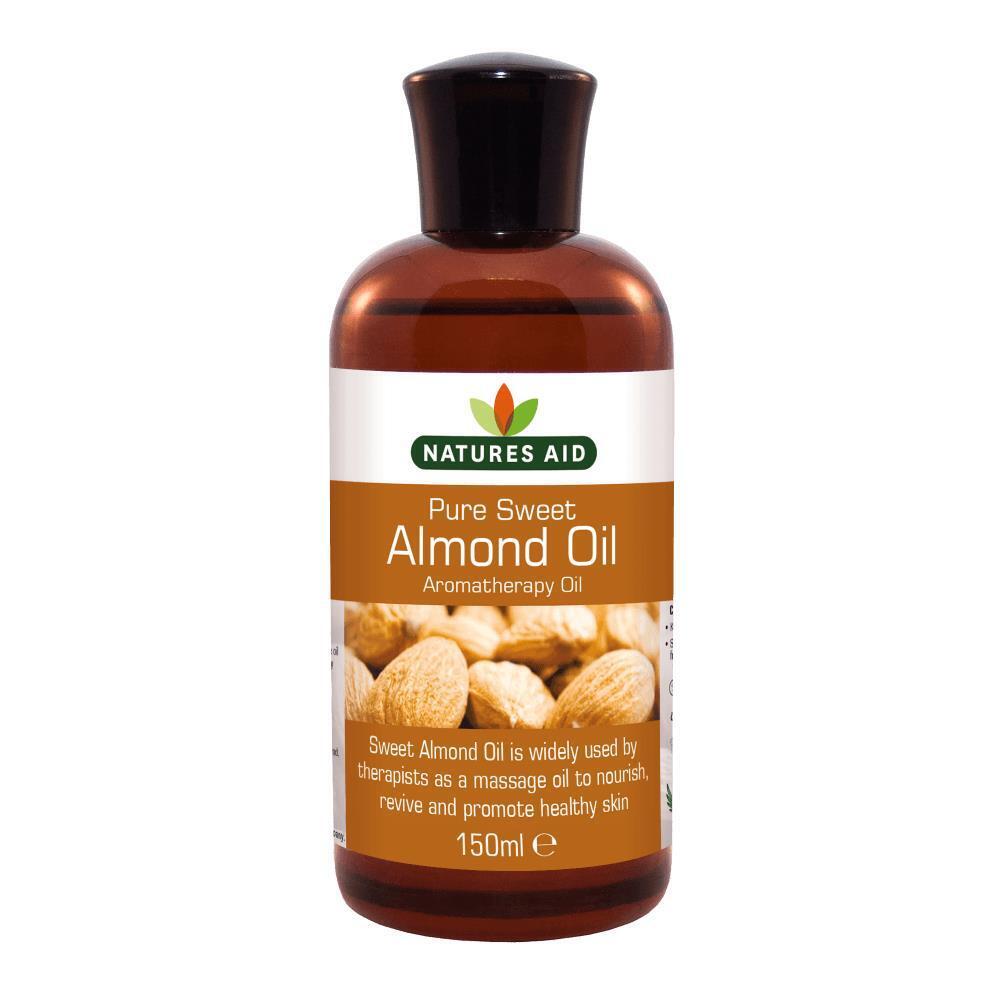 2 X Natures Aid Almond Oil Pure SweetAlmond Oil MassageOil Suited To DrySensitiv