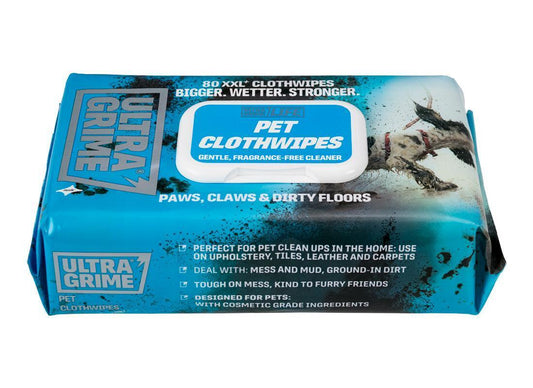 UltraGrime LIFE Pet XXL+ Clothwipes 80 Pack X 4