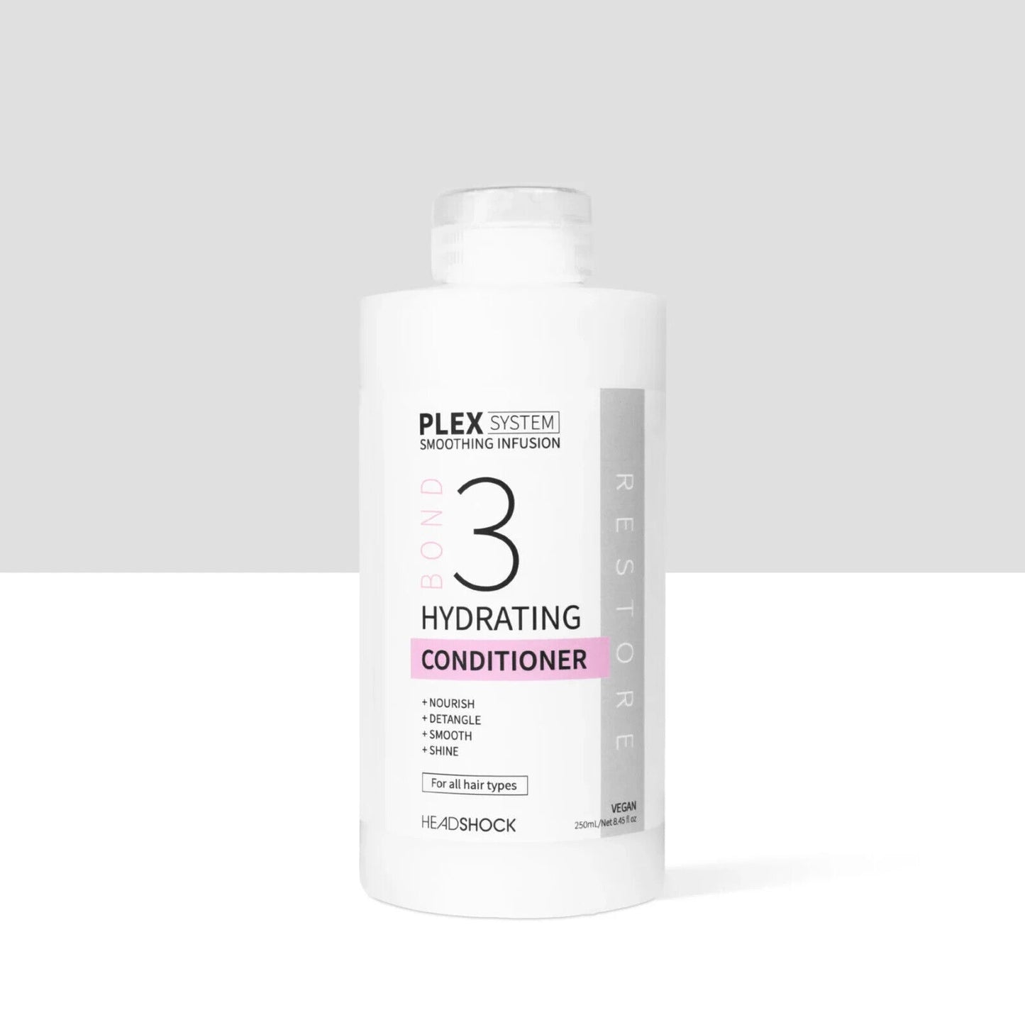 HEADSHOCK Plex System Bond 3 Hydrating Conditioner For all hair types 250ml X 3