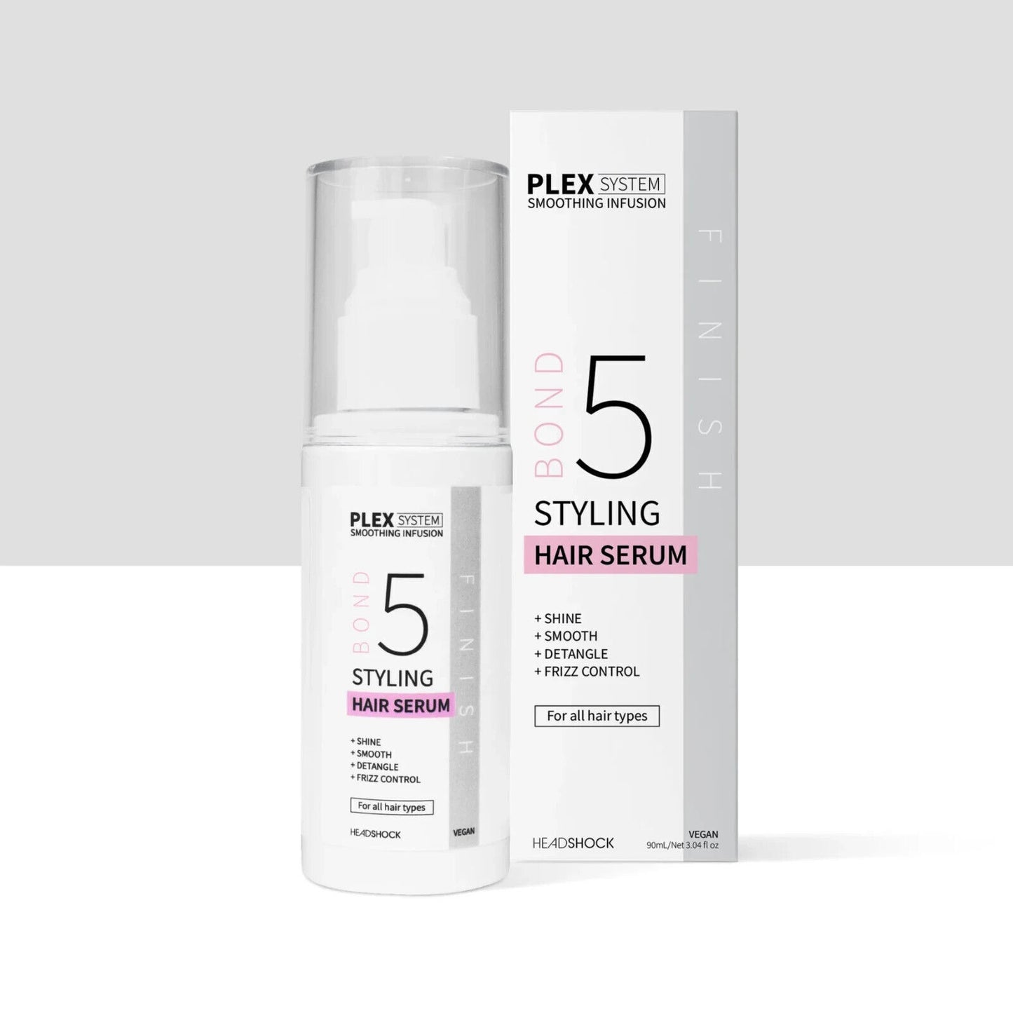 Headshock PLEX System Bond 5 Smoothing Infusion Styling Shine HairSerum 90ml X 1