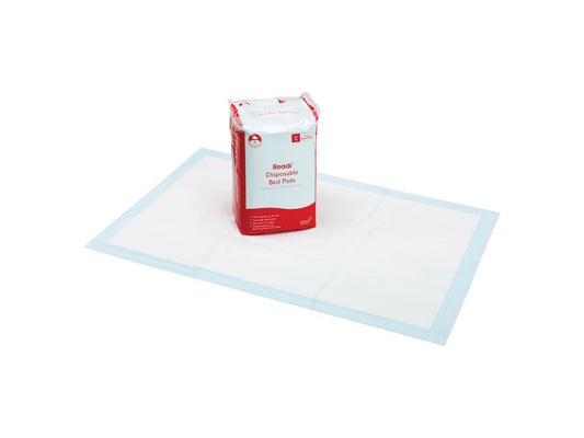Readi Disposable Bed Pads 60 x 90 cm 1700ml Absorbency White/Blue Pack Of 25 X 2