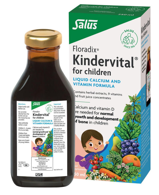 Floradix Kindervital For Children Liquid Calcium & Vitamin Formula - 250ml