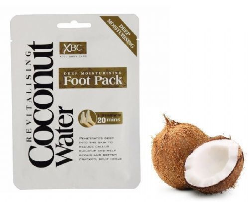 Revitalising Coconut Water Deep Moisturising Foot Pack To Soften Cracked Heel X5