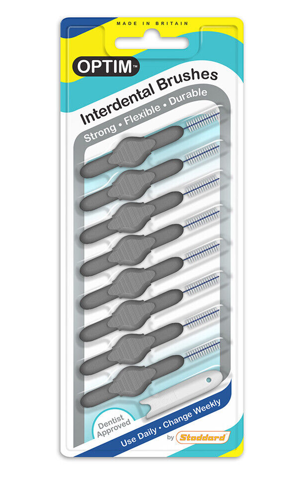 Stoddard Icon Optim standard Interdental Brush 8 Brushes Pack - All Sizes