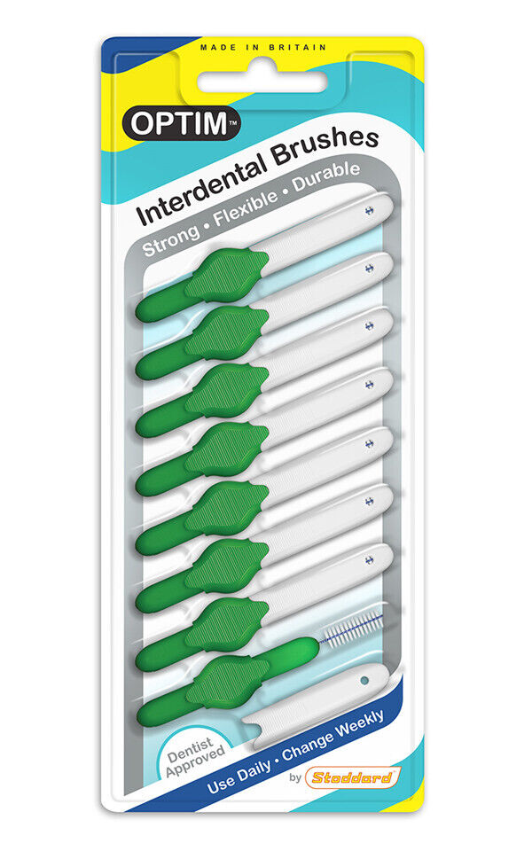Stoddard Icon Optim standard Interdental Brush 8 Brushes Pack - All Sizes
