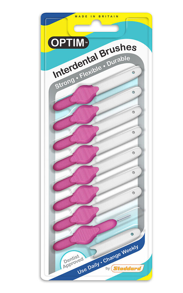 Stoddard Icon Optim standard Interdental Brush 8 Brushes Pack - All Sizes