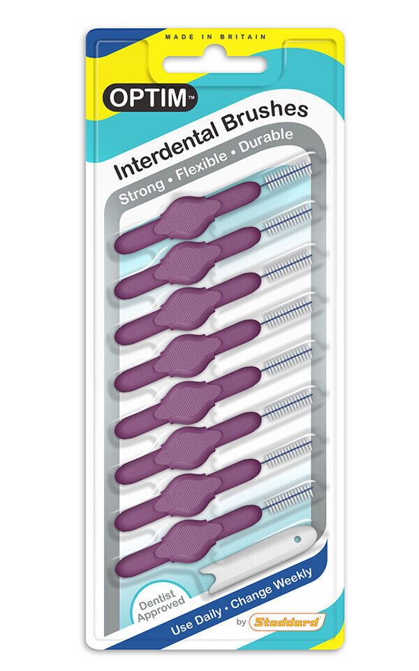 Stoddard Icon Optim standard Interdental Brush 8 Brushes Pack - All Sizes