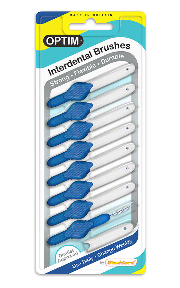 Stoddard Icon Optim standard Interdental Brush 8 Brushes Pack - All Sizes