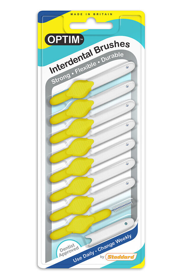 Stoddard Icon Optim standard Interdental Brush 8 Brushes Pack - All Sizes