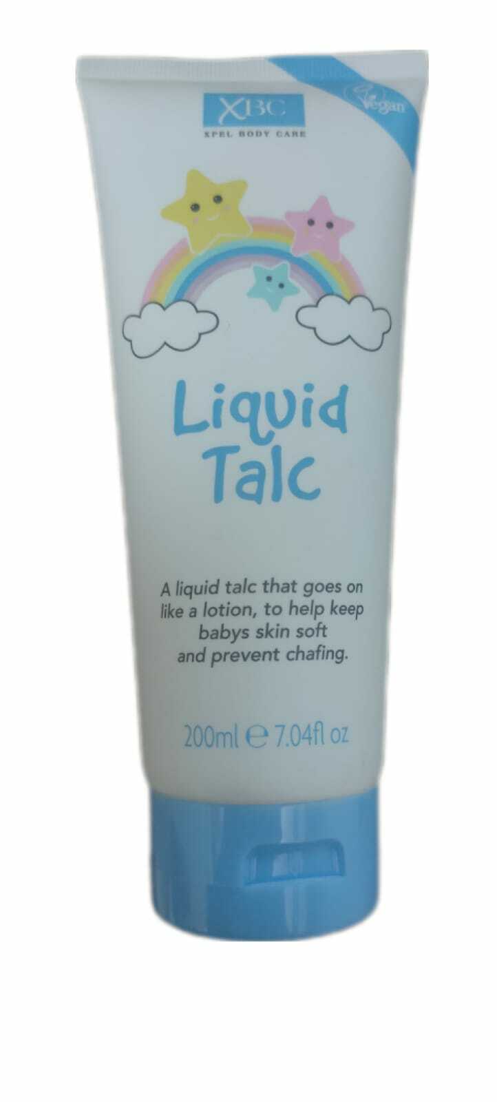 Liquid Talc 200ml XBC Xpel Body Care, for soft skin and prevent Chafting