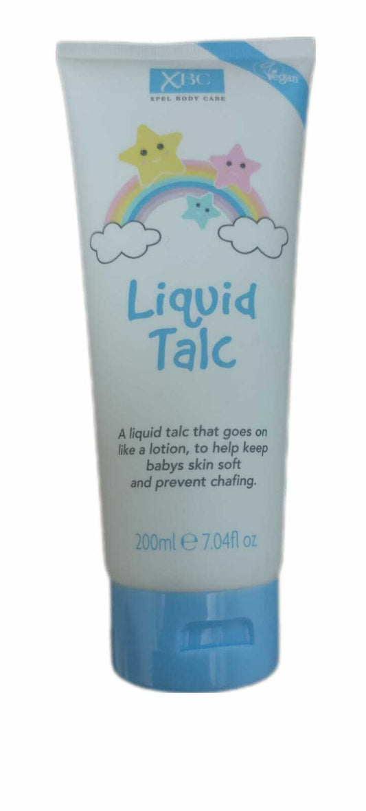 Liquid Talc 200ml XBC Xpel Body Care, for soft skin and prevent Chafting