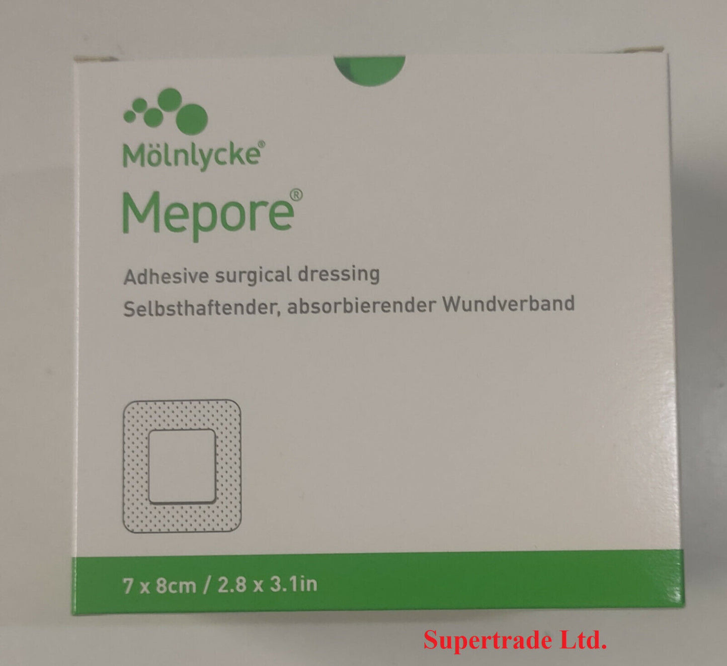 Mepore Dressings Self Adhesive Sterile Cuts Wounds First Aid Plasters - 7 X 8 Cm