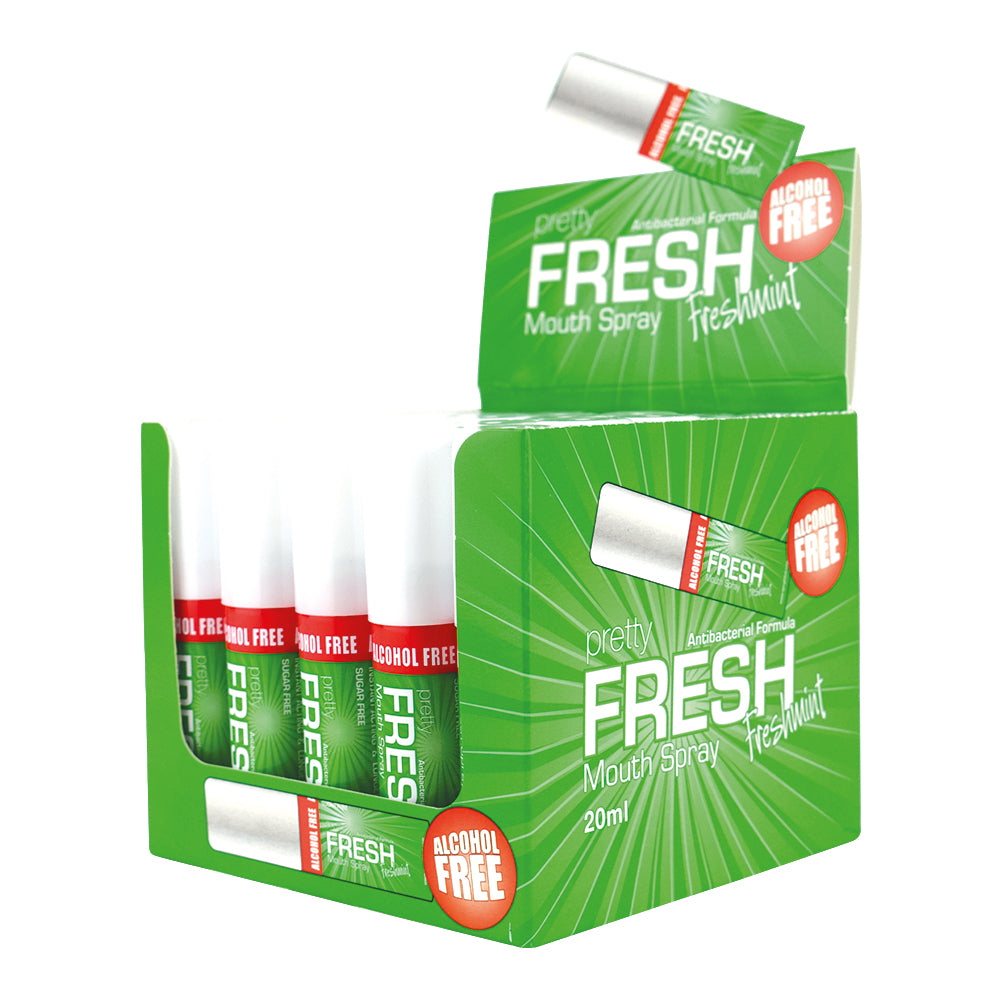 Pretty Mouth Spray Breath Freshener Mint Alcohol Free Fresh Mint - 20ml