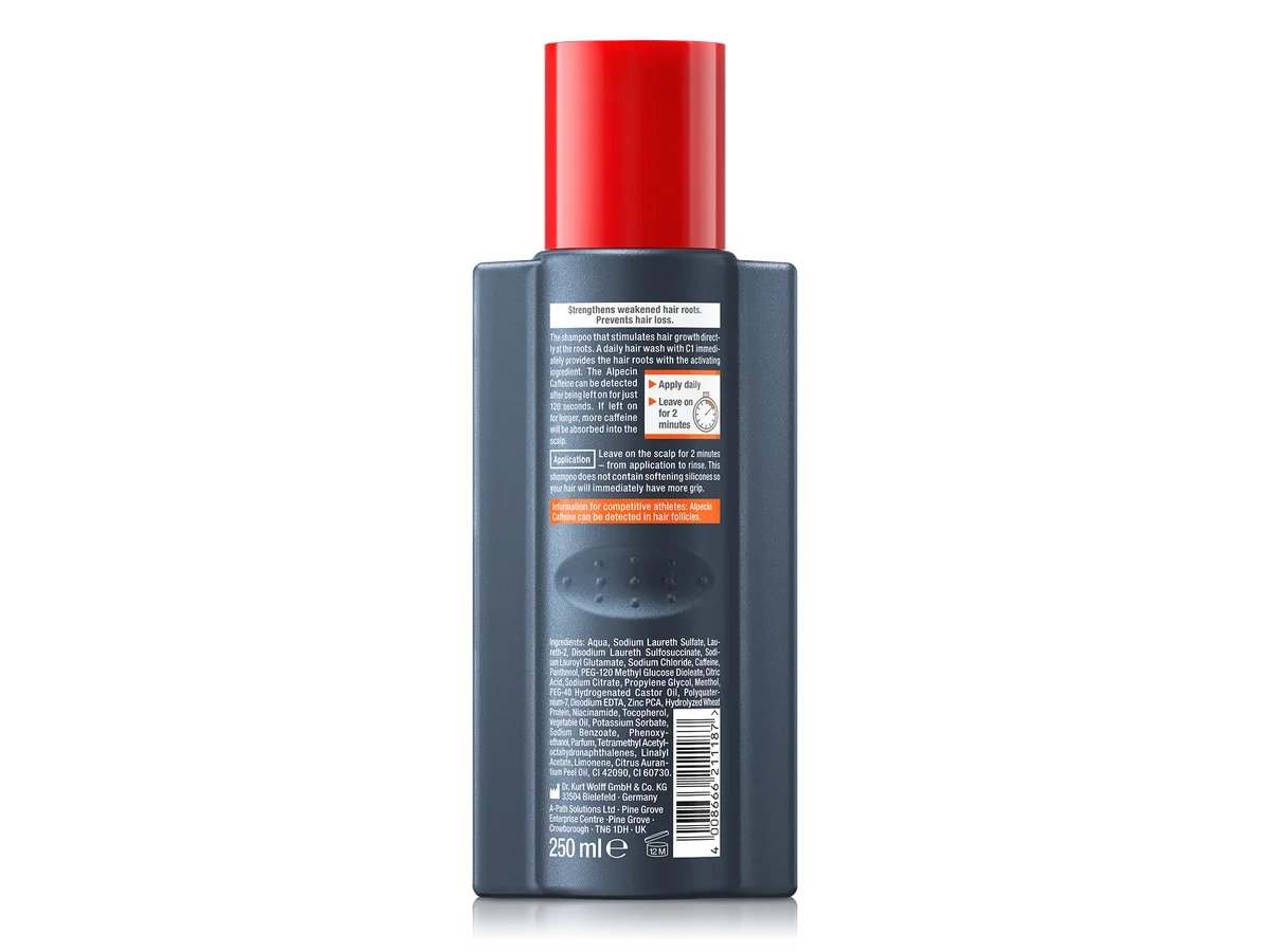 Alpecin Caffeine Shampoo C1 With Hair Energizer Root Activator Men - 250ml