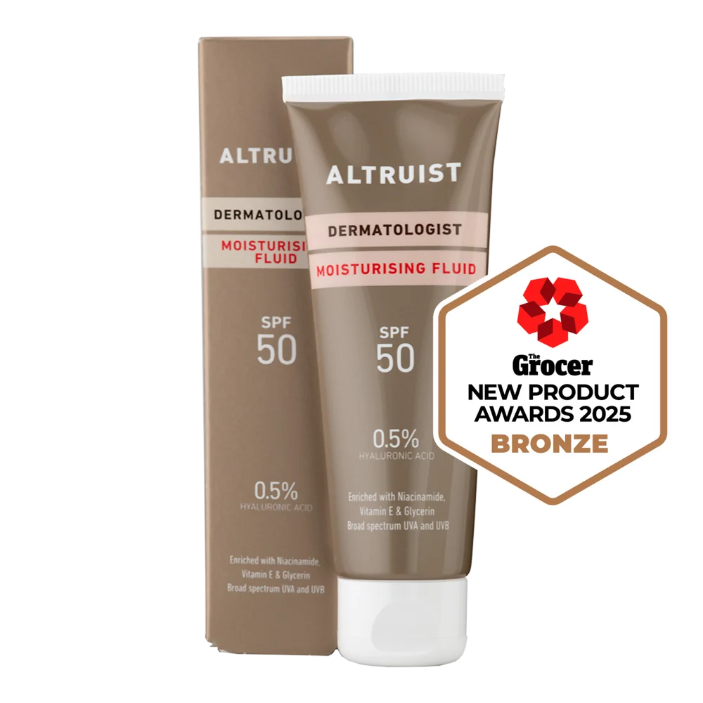Altruist Moisturising Fluid SPF50 Face Cream - 50ml