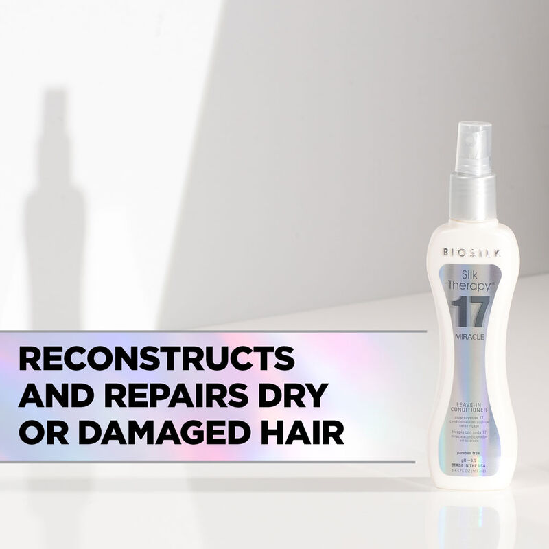 BioSilk Silk Therapy Miracle 17 Leave-in Conditioner - 5.64 Ounces - 167ml