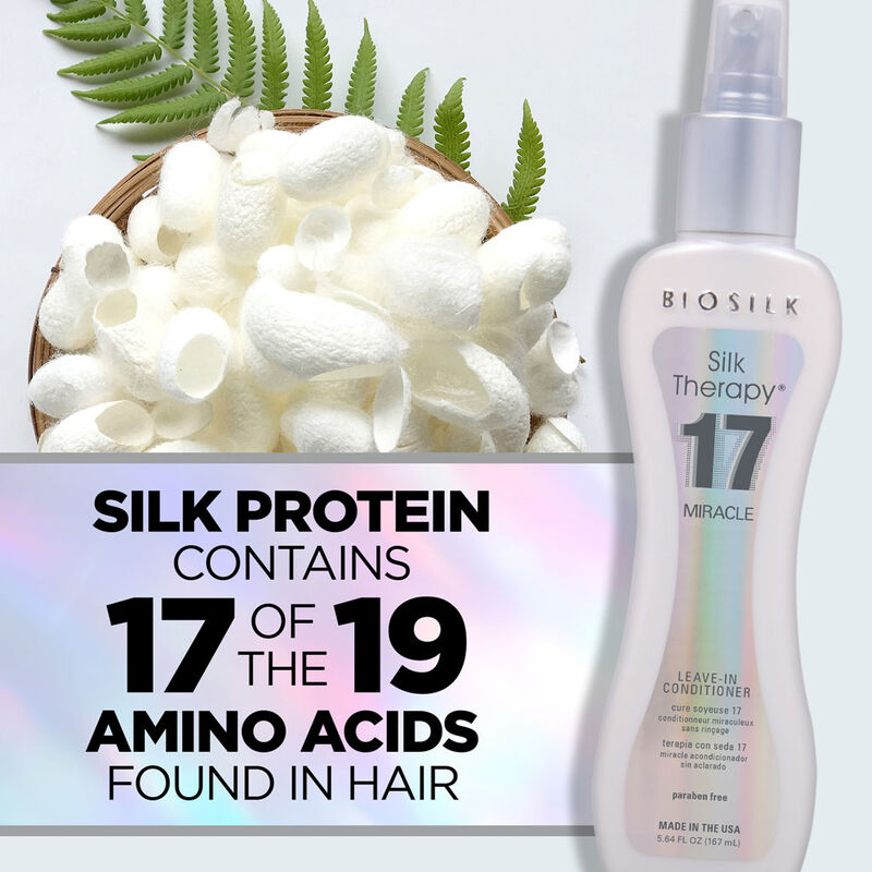 BioSilk Silk Therapy Miracle 17 Leave-in Conditioner - 5.64 Ounces - 167ml