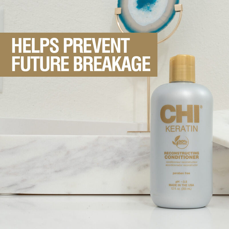 CHI Keratin Reconstructing Hair Conditioner - Farouk System - 12 Ounces - 355ml