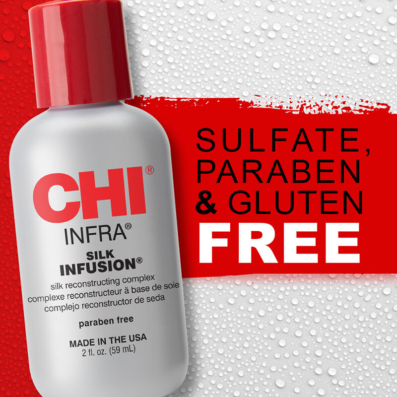 CHI Infra Silk Infusion Leave-in Hair Serum Oil Anti Frizz - 2 Ounces - 59ml