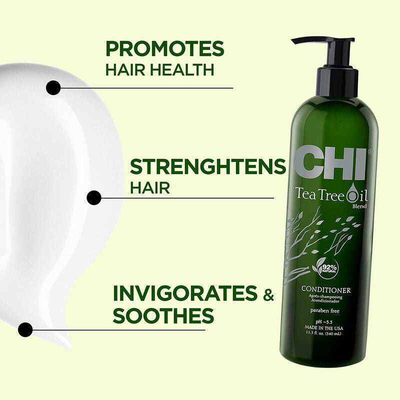chi Tea Tree Oil Blend Hair Shampoo & Conditioner - 340ml