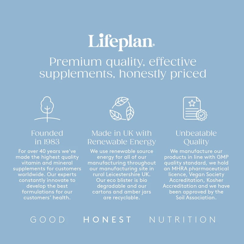 Lifeplan Gentle Iron 14 mg Iron Bisglycinate Vitamin C & Citrus Bioflavonoids Vegan - 60 Capsules