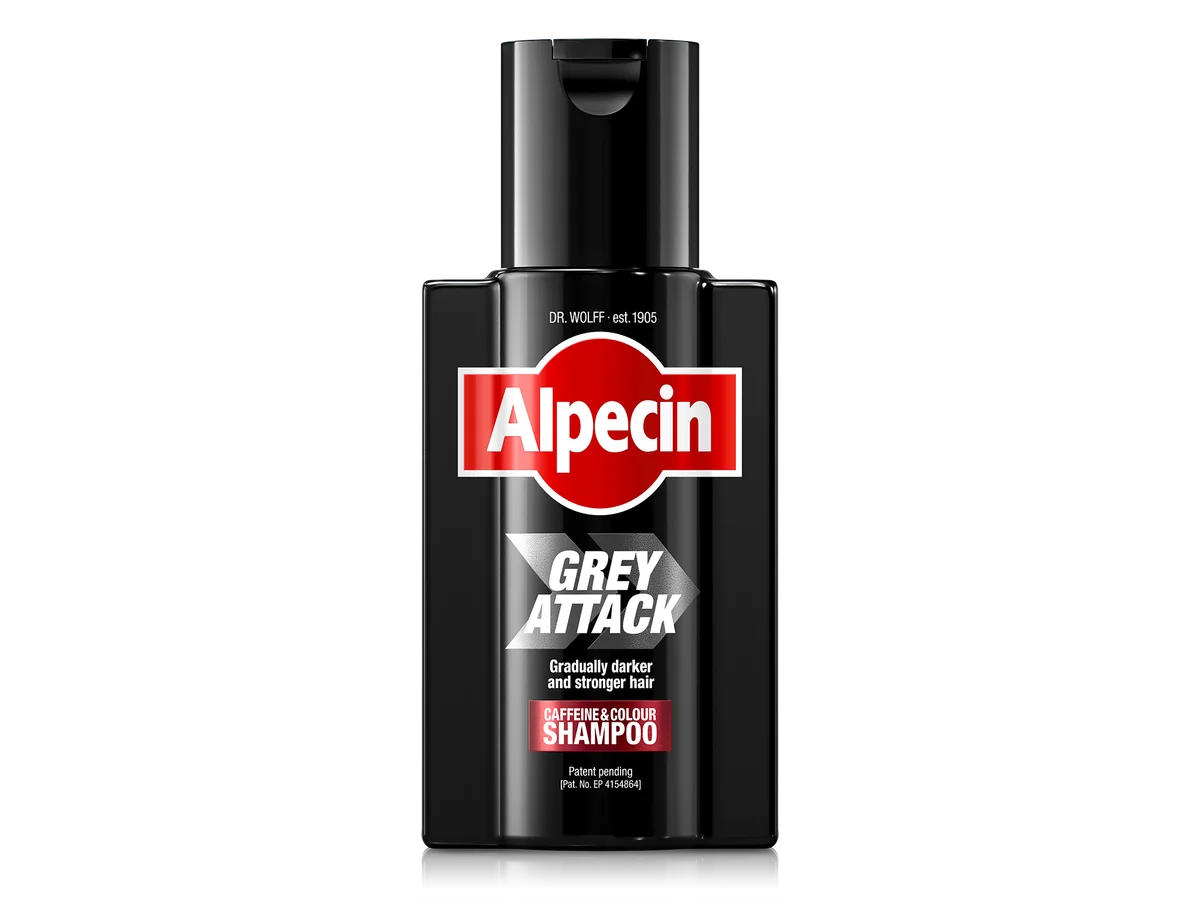 Alpecin Grey Attack Caffeine & Colour Hair Shampoo For Men - 200ml