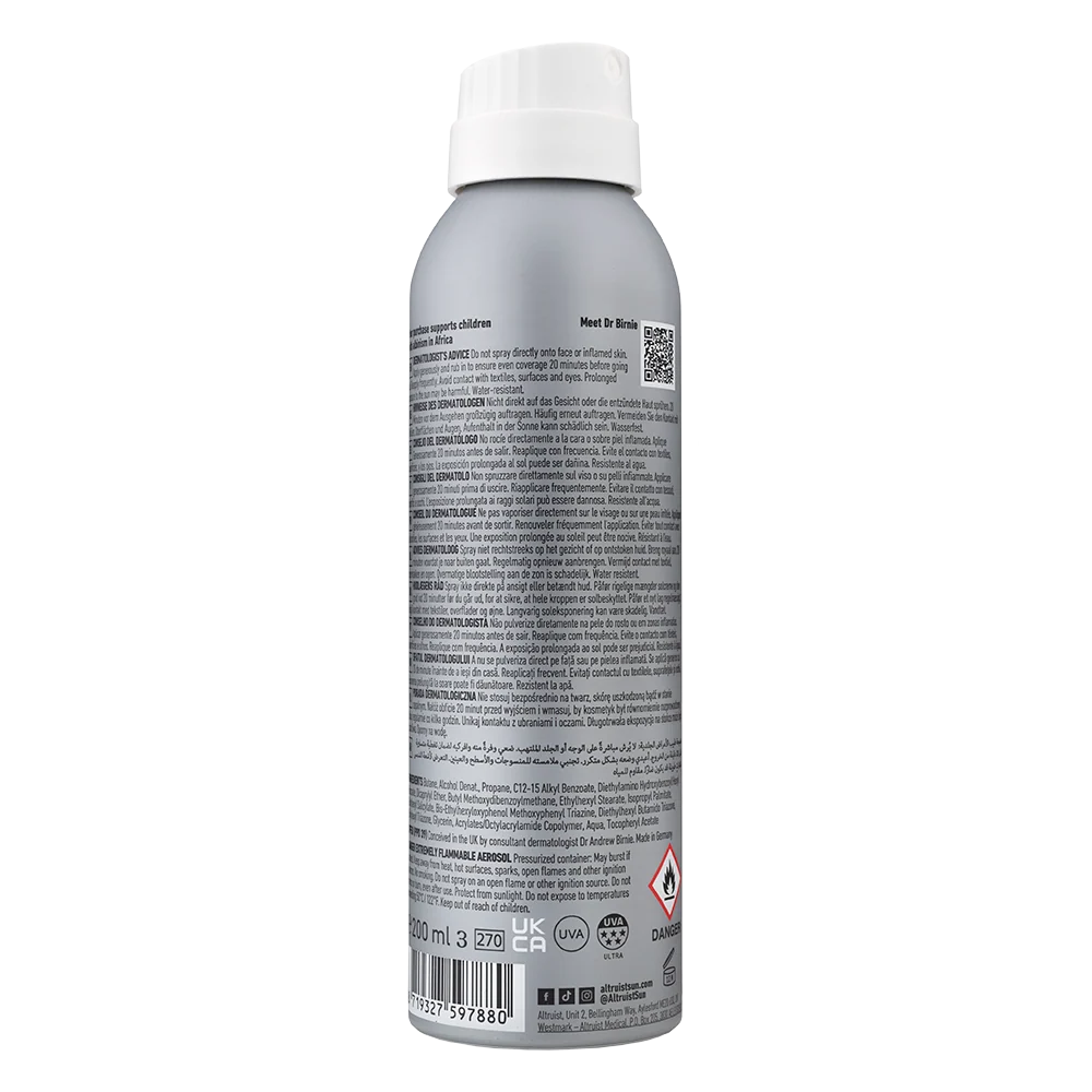 Altruist Invisible Sunspray SPF50 SPF 50 Spray Sunscreen UVA & UVB - 200ml X 2