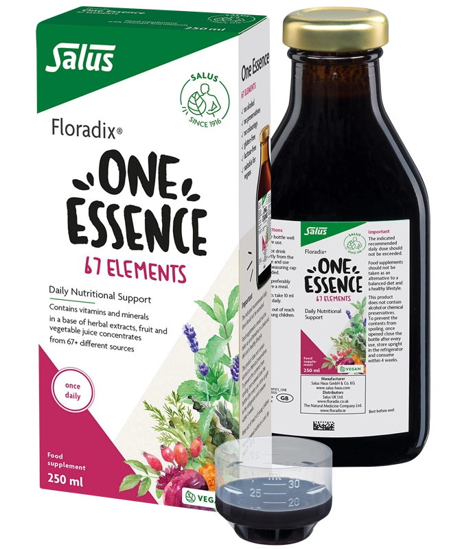 Floradix One Essence 67 Elements Daily Nutritional Support Vitamin Mineral 250ml