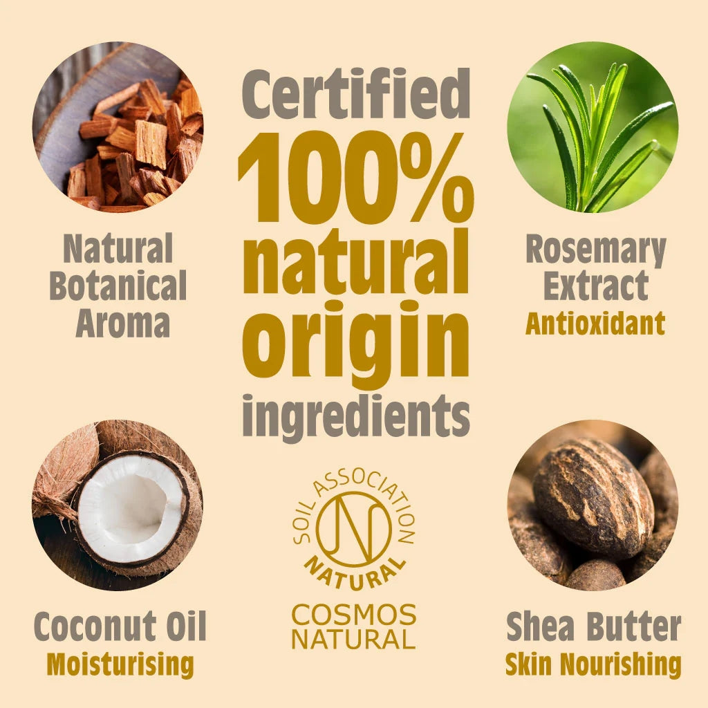 Salt Of The Earth Amber & Sandalwood Natural Deodorant Refillable Stick - 84g