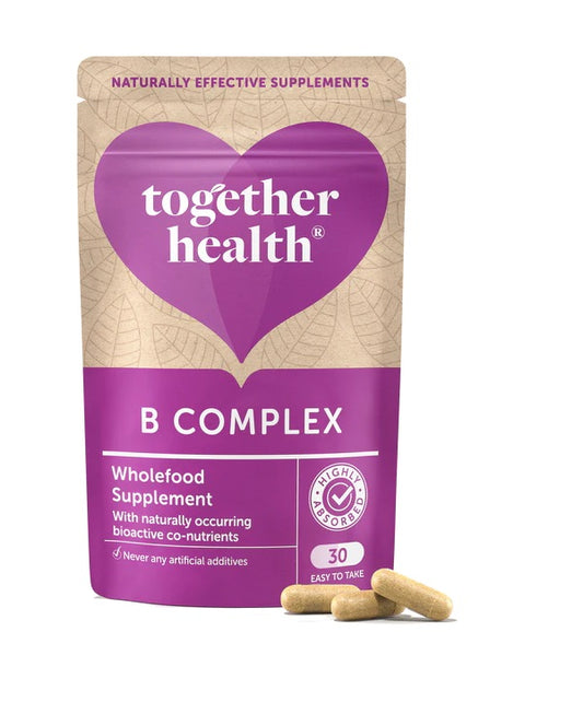 Together Health B Complex Wholefood Supplement With Naturally - 30 Capsules
