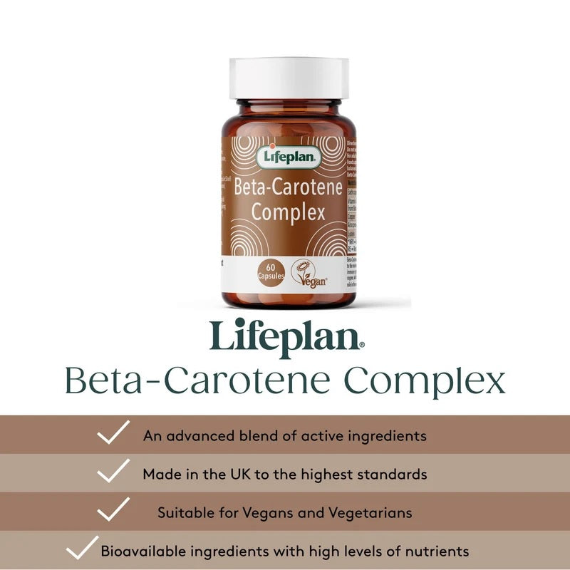 Lifeplan Beta Carotene Complex Vegan - 60 Capsules
