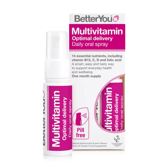 BetterYou MultiVitamin Daily Oral Spray Multi Vitamin Blackcurrant & Plum - 25ml