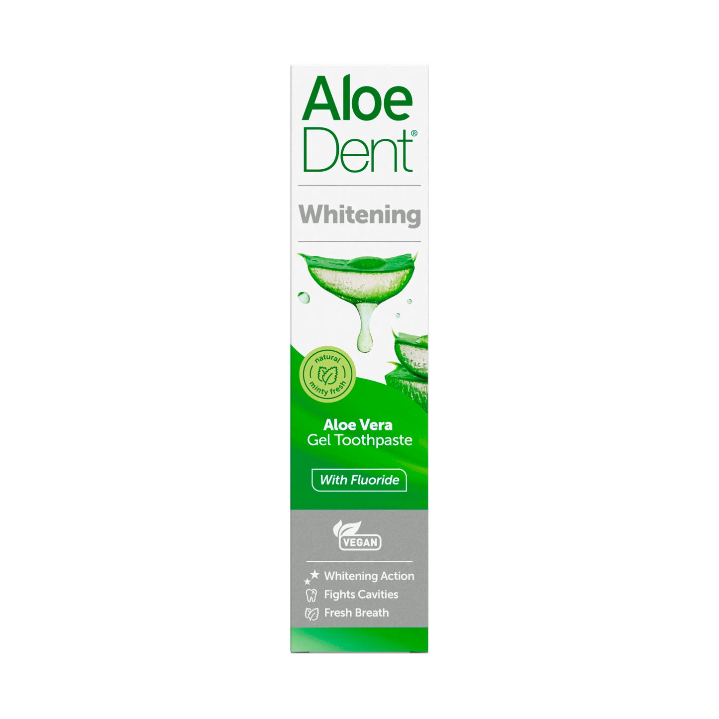 Aloe Dent Aloedent Aloe Vera With Fluoride Whitening Gel Toothpaste 100 ml X 6