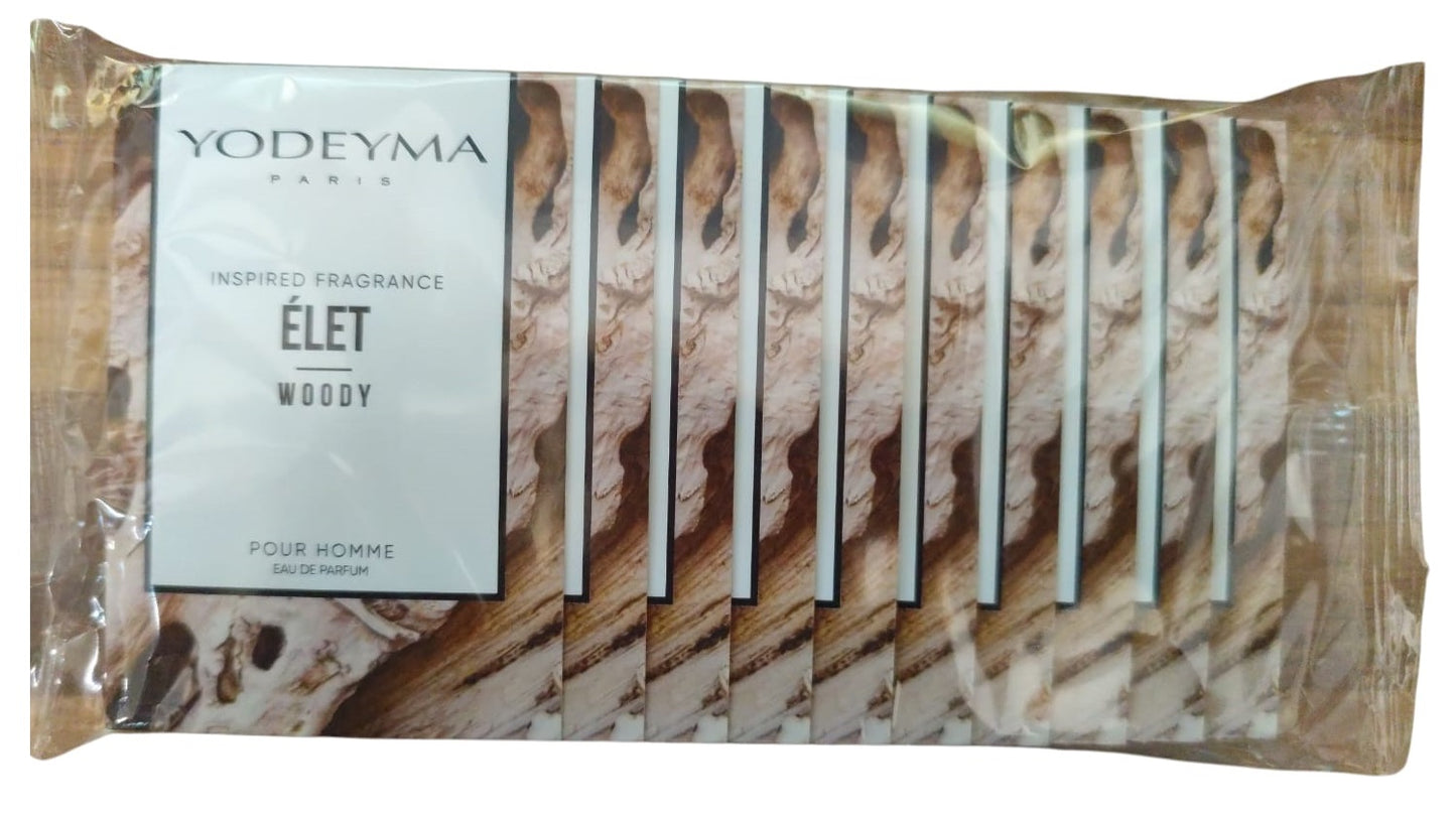 Yodeyma Eau De Men Homme Fragrance Niche Parfum Perfume - ELET Woody - 1.2 ml