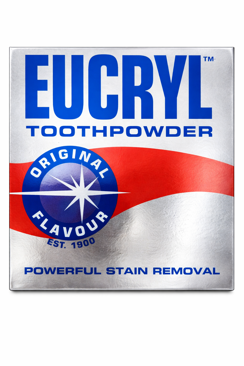 Eucryl Original Flavour Toothpowder Smokers Powerful Stain Removal - 50g