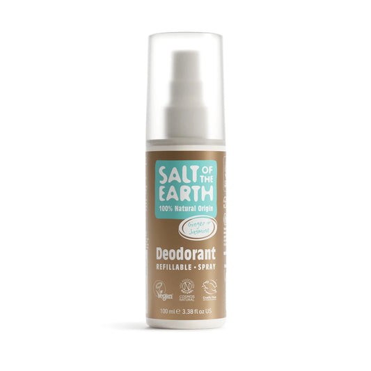Salt of the Earth Ginger & Jasmine Natural Deodorant Refillable Spray - 100ML